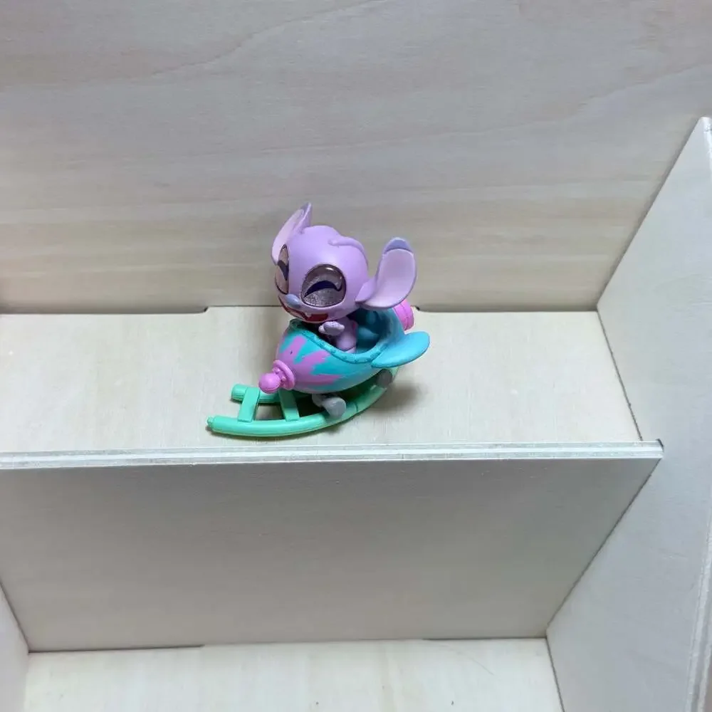 Disney Doorables Ticket to Fun Series Angel Figurine on Roller Coaster Track
